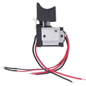 Interrupteur de perceuse sans fil avec d&eacute;clencheur de contr&ocirc;le de vitesse de lampe pour cl&eacute; &eacute;lectrique 7.2-24V