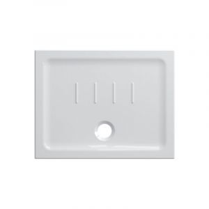 Ceramica Globo - Receveur de douche en c&eacute;ramique 100x70 cm Globo Docciaviva s&eacute;rie H4.5 DV4100BI Blanc - C&eacute;ramique