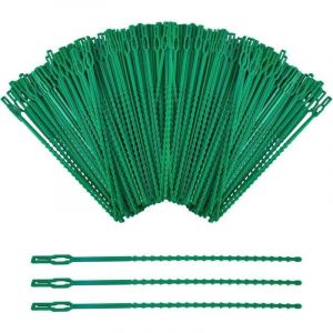 200 pi&egrave;ces de liens torsad&eacute;s r&eacute;glables pour plantes de jardin, 22 cm liens torsad&eacute;s en plastique flexibles multi-usage pour une vigne s&eacute;curis&eacute;e
