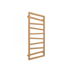 Matisère - Sèche-serviette électrique marron clair de 600mm de haut et 500mm de large - 300 Watt - ZIG600/500E81011