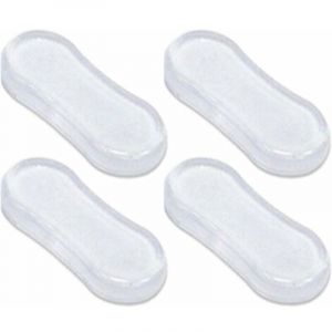 4pcs Tampons Abattant WC,Patins Pour Abattant De Toilette,Pare-chocs Si&egrave;ge Toilette Universels,Silencieux &eacute;vitement De Collision Tampon Abattant WC