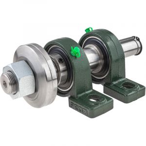 Kit de base pour scie circulaire (circulaire / transversale) avec support de 30 mm / filetage à gauche / 250 mm / basé sur des roulements UCP207