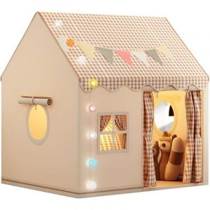 Maisonnette de jeu d'int&eacute;rieur pour enfant, tente de jeu, tente de princesse avec fen&ecirc;tres, espace douillet, d&eacute;coration de chambre d'enfant, couleurs