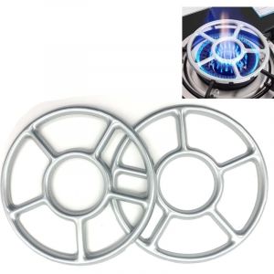 Sollbry - 2PCS Réducteurs à gaz en pour plaque Réducteurs de Gaz Support Wok Cuisinière à Gaz de Support de Wok Anneau à Gaz Cuisinière Gaz Support à