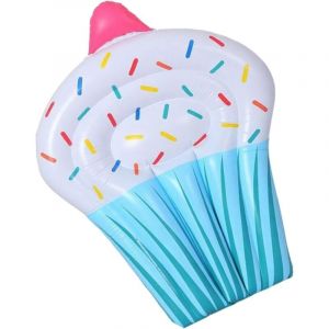 Bouées de Piscine - Flotteur Gonflable en Forme de Gâteau pour Adultes,Tapis Lit Radeau Flotteur Jouets Relaxation Aquatique pour Bain de Soleil