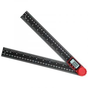 Rapporteur d'Angle Num&eacute;rique 2 en 1, LCD Digital Mesureur d'angle 11.8-inch 300mm Angle Gauge, Mise &agrave; Z&eacute;ro, Bascule de Degr&eacute; et Fonction de