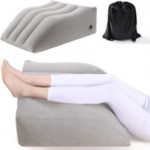 Coussin Jambes, Oreiller Elevation Jambes, Am&eacute;liore la Circulation et R&eacute;duit L'enflure, Confortable et Portable Coussins Rel&egrave;ve-Jambes, Oreiller