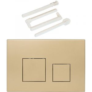 Plaque de commande WC suspendu – Compatible Geberit Sigma 20, UP300 & UP320 – Plaque de déclenchement Geberit pour chasse d’eau double, silencieuse,