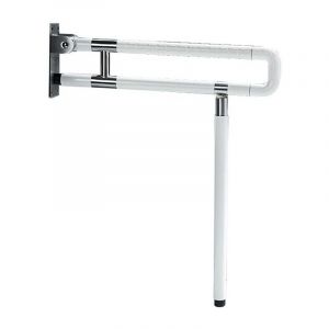 Poign&eacute;e d'appui murale pliable en acier inoxydable pour toilettes, douche, wc, aide au redressement, poign&eacute;e de s&eacute;curit&eacute; pour personnes &acirc;g&eacute;es,