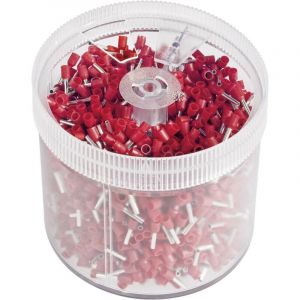 Vogt Verbindungstechnik - Embout simple d'extrémité de câble 470408.s15 1.5 mm² x 8 mm partiellement isolé noir 1500 pc(s