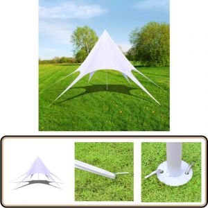 Vidaxl - Tente de jardin en forme d'étoile 10 m - Tente De Jardin - Abri Solaire - Chapiteau - Parasol - Tonnelle Extérieure