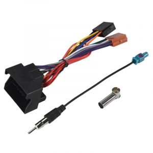 Câble de Faisceau Câblage D'Alimentation iso Audio StéRéO Voiture pour 207 307 407 Adaptateur D'Antenne Radio C2 C5