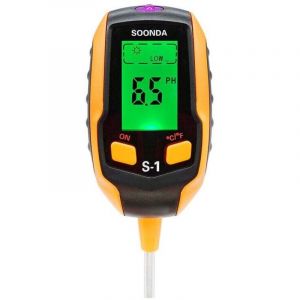 Testeur de pH du sol, testeur num&eacute;rique 4 en 1 pour le pH du sol, l'humidit&eacute;, la lumi&egrave;re, le pH et la temp&eacute;rature du sol, kit d'outils de jardinage