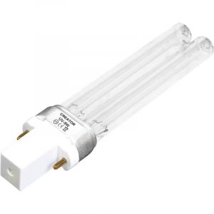 Speed Ampoule UV Ampoule de Lumi&egrave;re UV Lampe de St&eacute;rilisateur UV Lampe de Rechange UVC pour Aquarium 9W G23