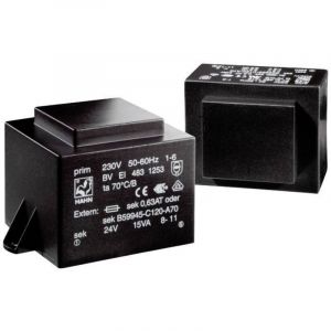 Hahn BV EI 481 1167 Transformateur pour circuits imprim&eacute;s 1 x 230 V 1 x 9 V/AC 10.0 VA C548082