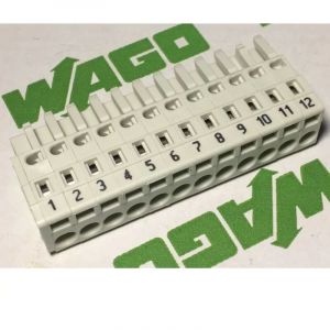 Wago - 721-112/026-047 Connecteur femelle &agrave; 1 conducteur - 100% prot&eacute;g&eacute; contre le mismating - 2,5 mm&le; - 12 p&ocirc;les