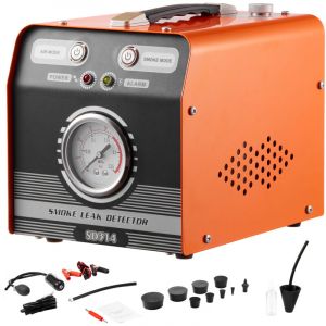 Mophorn - D&eacute;tecteur de fuites pour machine &agrave; fum&eacute;e automobile. Pompe &agrave; air et manom&egrave;tre int&eacute;gr&eacute;s. Double mode pour les tests de vide, de carburant et