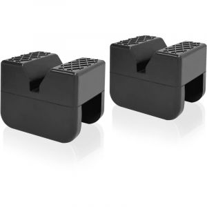 chandelles, adaptateur universel en caoutchouc pour chandelles, protections de soudure de rails, lot de 2