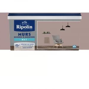 Ripolin - Peinture Murs, Boiseries, Radiateurs Mat Taupe 2,5 l - Taupe