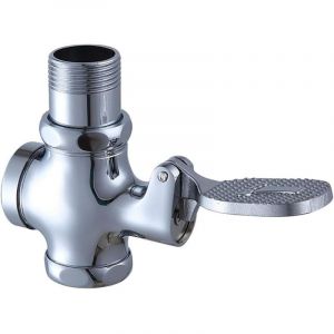 Robinet de chasse d'eau à pédale, robinet de chasse d'eau pour urinoir à noyau de cuivre, interrupteur de robinet de toilette, adapté aux salles de