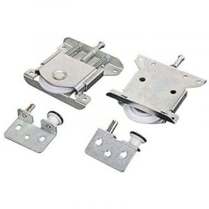 Roulettes pour portes coulissantes, pièces détachées pour portes de placard coulissantes, roues, galets, guides pour tringles de placard, roulettes