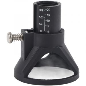 Localisateur de meuleuse &eacute;lectrique, capuchon d&eacute;di&eacute; &agrave; la perceuse fixe multifonctionnel pour outil rotatif Dremel