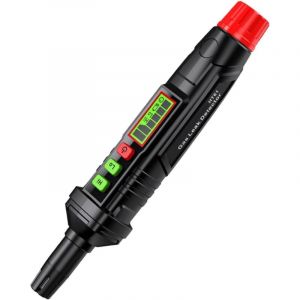 D&eacute;tecteur de fuite de gaz combustible portable avec &eacute;cran LCD, alarme, appareils de test et canalisations pour m&eacute;thane, propane, benz&egrave;ne, niveaux de