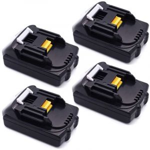 4X Batteries pour Makita BL1815 BL1815N 18 v 1,5 Ah Remplacer la batterie Makita Bl1815 BL1820 BL1830 BL1840 Makita BL1830 BL1830B BL1840B BL1850B