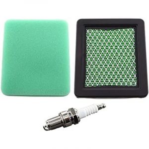 Filtre &agrave; air avec pr&eacute;filtre bougie dallumage pour Honda HRG415 HRG465 HRX426 HRX476 HRX537 HRB425 IZY Tondeuse &agrave; gazon 17211-ZL8-023