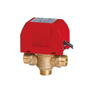 Soupape de zone 3 voies 1' male.male complet avec moteur 230V