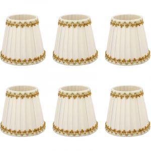 6 Pi&egrave;ces Abat-Jour pour Lampes de Table Lampe, abat jour clip, abat jour , Lustre de Bougeoir - a - Gistuch