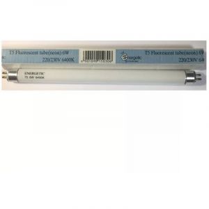 EL6W6400K Tube T5 Mini Fluorescent G5 6W 6400K 220/230V L210mm - Energetic Lighting