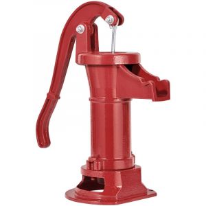 Mophorn Pompe &agrave; Eau Manuelle Puits, Hauteur de Refoulement Max 7,6 m, Pompe &agrave; Main &agrave; Bras en Fonte Style Vintage avec Raccord NPT Standard, Id&eacute;ale
