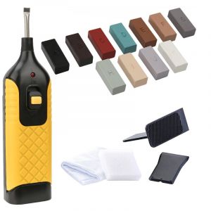 Swanew - Kit de réparation stratifié et carrelage 17 pièces - 11 couleurs. Kit de réparation pour carreaux et surfaces en bois, kit de réparation de