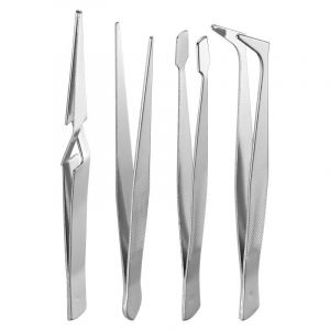 Kit de Pincettes, 4 Pièces, pincettes universelles compactes, chacune d'environ 110 mm de long.