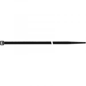 Sapiselco - 100x attaches-câbles longueur 280 mm largeur 3,5 mm noir extérieur - SEL.UV.212