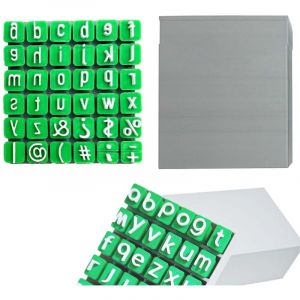 Tampon Alphabet pour Argile Tampon Argile, Lettres Minuscules Tampon Lettre pour Argile, Outils Poterie, Tampon d'Enseignement Num&eacute;rique pour