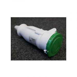 Schneider Electric - Prise mobile 3P 32A très basse tension 24-48V 100-200Hz femelle droite clapet de protection vert 4H IP44 Pratika schneider