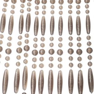 Vivol - Rideau anti-mouche / Rideau de porte - Robin - 90x220 cm - Gris / Taupe