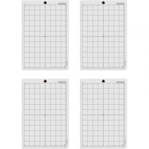 8x12 Inch Sticky Cutting Mat Set of 4, Durable Multipurpose Cutting Mats for Silhouette Portrait and Cameo Compatible with Silhouette Cameo Cricut