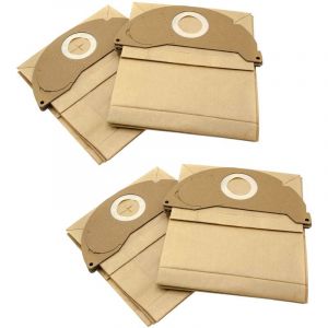 20x sacs compatible avec Kärcher a 2000 - a 2099 Serie, a 2003 Serie, a 2004, a 2014 cv, a 2014 CarVac aspirateur - papier, marron - Vhbw