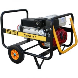 Ayerbe - 5420100 - Groupe &eacute;lectrog&egrave;ne triphas&eacute; 5500 h txe avec moteur honda GX-270 &agrave; d&eacute;marrage &eacute;lectrique