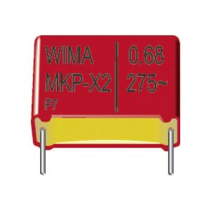 Wima - mkp 10 0,47uF 5% 400V RM22,5 1 pc(s) Condensateur à film mkp sortie radiale 0.47 µF 400 v/dc 5 % 22.5 mm (l x l x h) 26.5 x 10.5 x 19 mm
