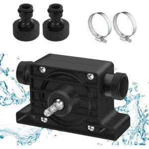 Pompe &agrave; Eau pour Perceuse Sans Fil Pompe a Gasoil Mini Pompe de Forage Pompe Perceuse &Eacute;lectrique Pompe Auto-amor&ccedil;ante pour Diesel Huile Liquide Eau