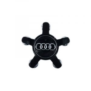 Rapanda - 4 Pièces Auto Cache Moyeux Capuchons De Centre pour Audi A3 A4L A5 A6L A8L Q3 Q5, Centre de Jante Capuchons Cache de Roue Centrale