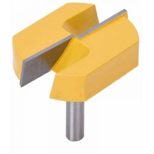 KZQ - Fraise pour défonceuse, affleureuse et toupie Fraise de Queue de 8mm, Fraise de Rabotage de Surface de Fond de Rabotage de Nettoyage de 8x57mm