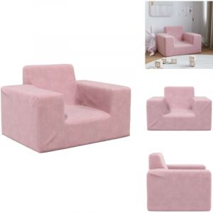 Canap&eacute; pour enfants Rose Peluche douce - Canap&eacute; Pour Enfants - Canap&eacute;s Pour Enfants - Mini Canap&eacute; - Fauteuil Pour Enfants