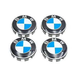 Convient pour enjoliveur BMW 68 mm cache-moyeu de voiture cache-moyeu central bleu et blanc &eacute;tiquette de cache-moyeu central de pneu