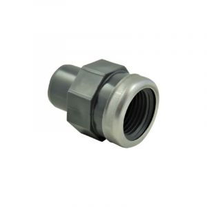 Codital - Manchon pvc pression m&acirc;le 40 mm, femelle &agrave; visser 33x42 renforc&eacute;