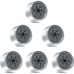 Lot de 6 Porte Torchons, Crochet Torchon Cuisine, Accroche Torchon Ronds pour Cuisine, Salle de Bain et Maison, Accroche Serviette Cuisine, Porte